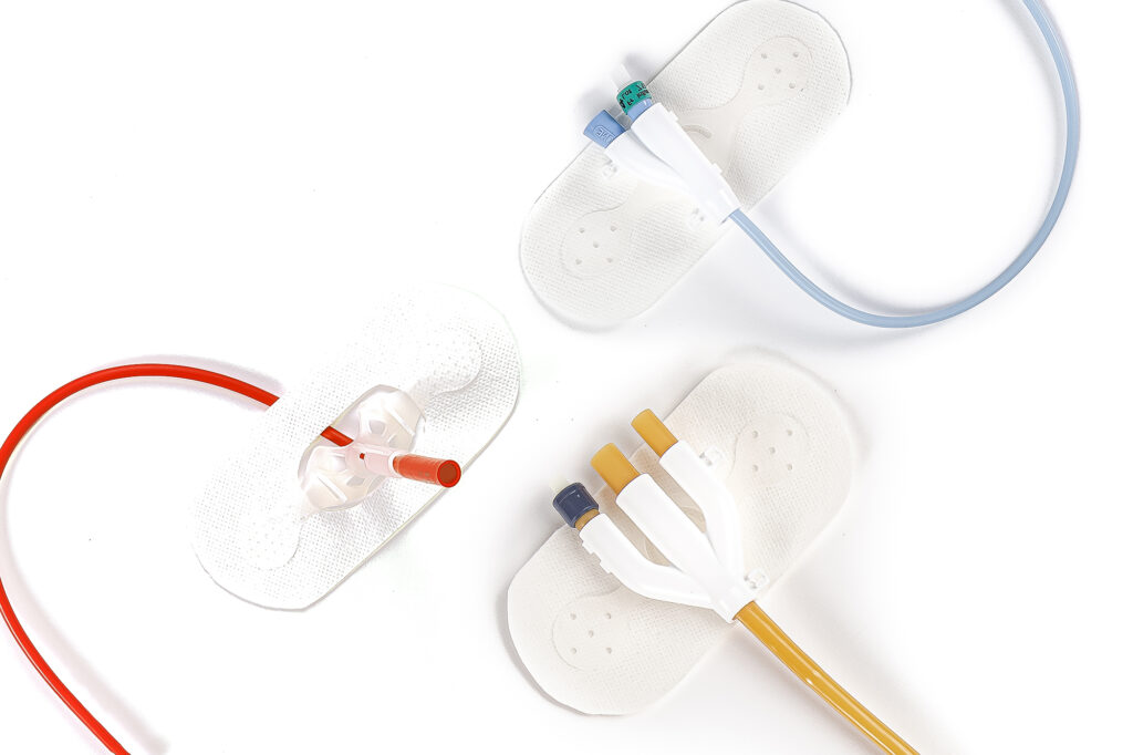 LECS I and LECS II and LECS III catheter stabilization devices